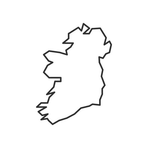 Simple Map Of Ireland Stock Photos Pictures And Royalty Free Images Istock