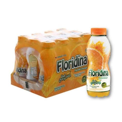 Jual Floridina Minuman Jeruk Orange Dan Coco Vitamin C 1 Dus Pak Isi 12