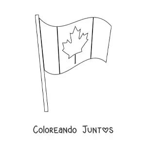 Dibujos De La Bandera De Canad Para Colorear Gratis Coloreando Juntos
