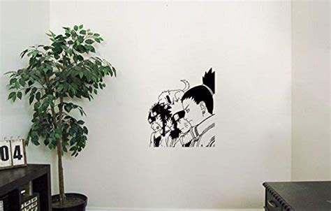 Uzumaki Naruto Vinyl Wall Decals Shikamaru Nara Neji Hyuga Akimichi