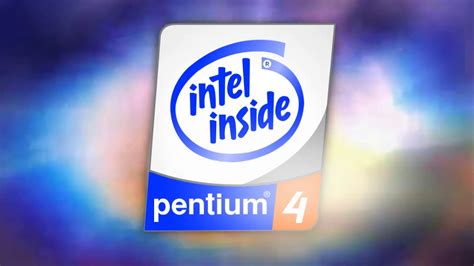 Logo Remake Mobile Intel Pentium 4 Processor M 2002 2006 By