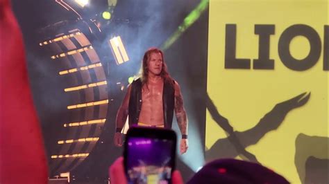 Lionheart Chris Jericho Entrance From Crowd Quake By The Lake August 10 2022 Youtube