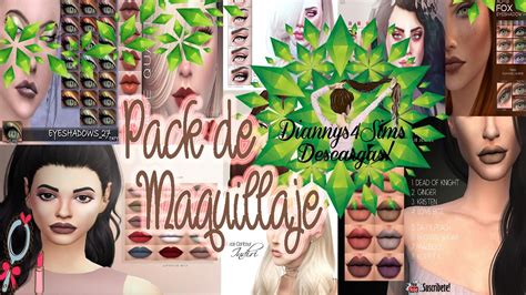 Los Sims 4 Pack De Maquillaje 3 Youtube