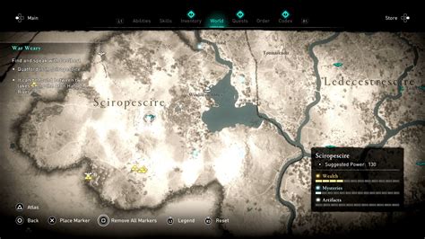 Sciropescire Hoard Map Treasure Assassins Creed Valhalla