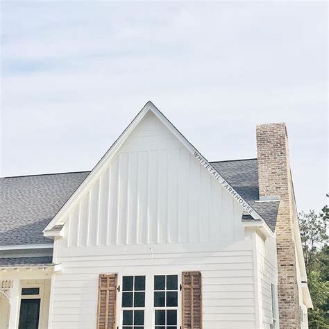 Exterior And Color Of Shutters Farmhouse Exterior Farmhouse Style