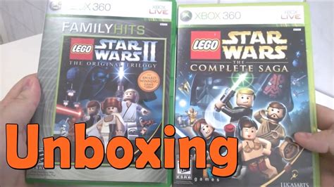 Lego Star Wars 2 Lego Star Wars Complete Saga Xbox 360 Unboxing