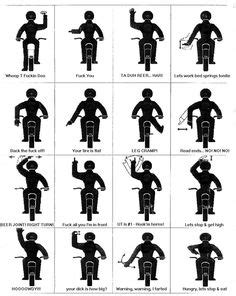 Learn about motorcycle hand signals, from what they mean to how to use them. Motorcycle Hand Signals Chart #Infographics — Lightscap3s ...