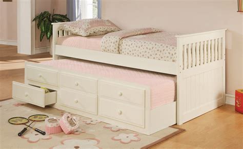Twin Bed With Pull Outslide Out Trundle Bed Underneath Best Beds
