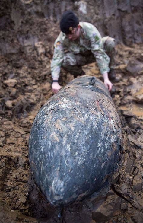 Huge Unexploded Ww2 Bomb Discovered Buried Deep At Building Site In