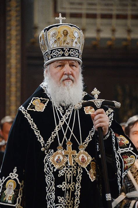 Patriarch Kirill Orthodox Russian Orthodox Eastern Orthodox