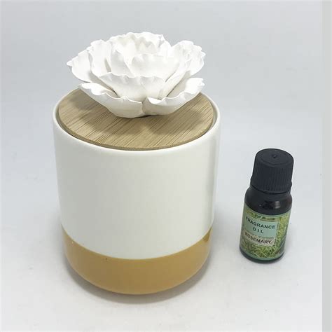 A better way to leverage essential oil for sleep is to make an essential oil blend, this will improve your. Ceramic flower essential oil aroma diffuser London with ...