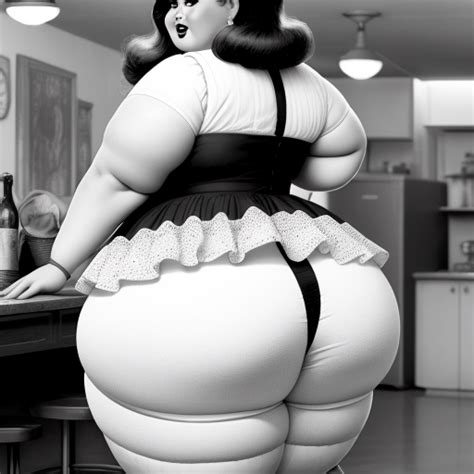 Image Generator Ai Black And White S Fat Ssbbw Mexican With Huge