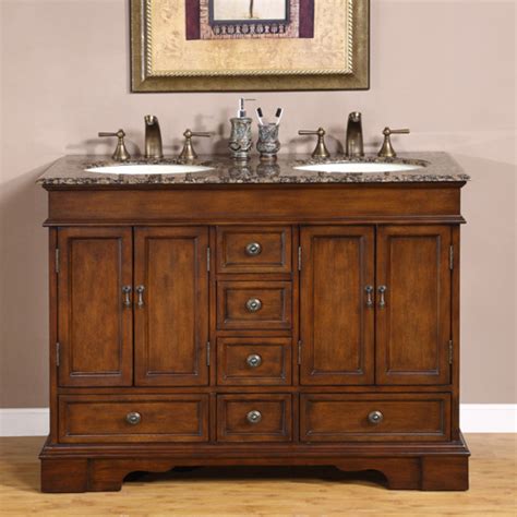 Almost all 48 inch vanities are double sinks, however a single sink option can leave you plenty of countertop space or creates a dramatic oversized look. 48-Inch Merla Vanity | 48-Inch Double Vanity | Compact ...