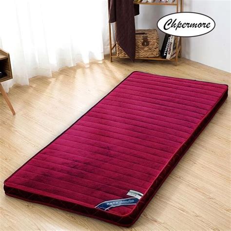 Chpermore Solid Simplicity Flannel Mattresses Thicken Keep Warm Tatami