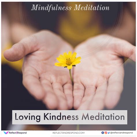 Mindfulness Loving Kindness Meditation Reflectandrespond