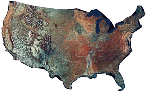 Topographic Map Of The United States Of America United States Map Hot