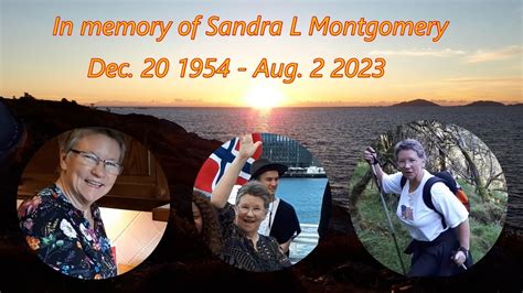 In Memory Of Sandra Montgomery 1 Youtube