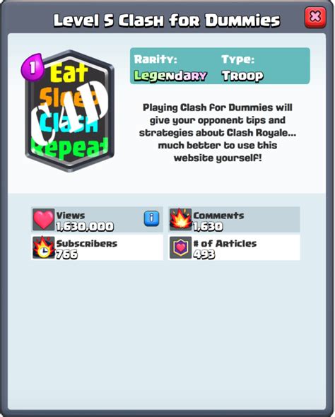 Clash Royale Card Maker Make Your Own Cards Clash For Dummies