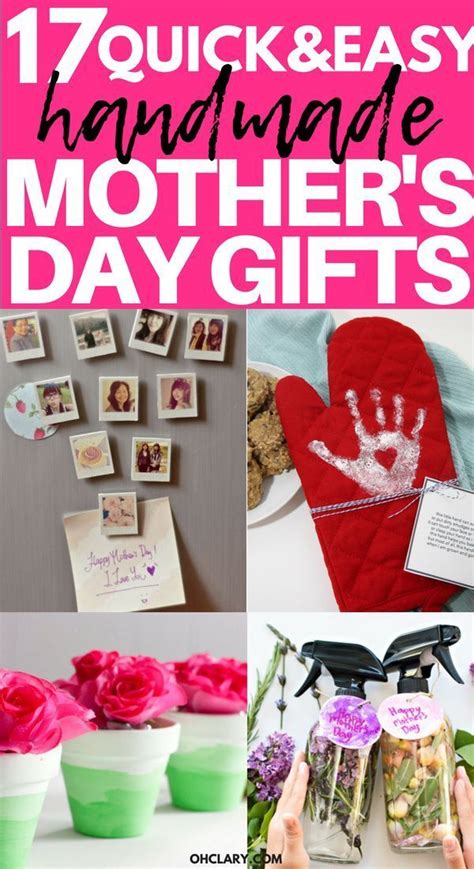 Great aroma with fabulous packaging. 17 DIY Mother's Day Crafts - Easy Handmade Mother's Day ...