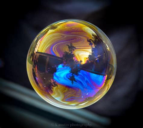 Reflection In A Bubble Sunset Bubbles Photographer Sunset