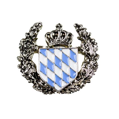 German Themed Bavarian Coat Of Arms Hat Pin