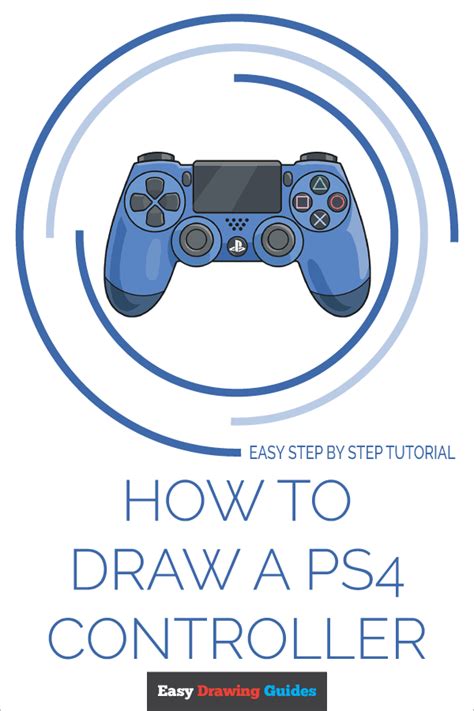 How To Draw A Ps4 Controller Really Easy Drawing Tutorial