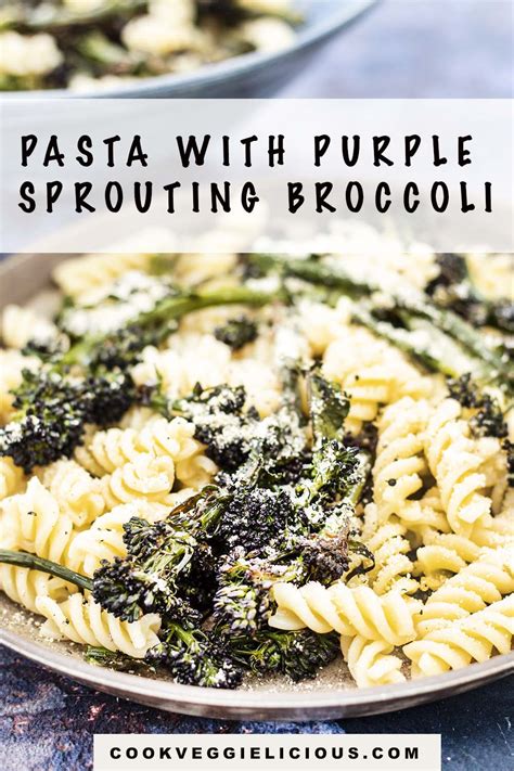 Roasted Purple Sprouting Broccoli Cook Veggielicious