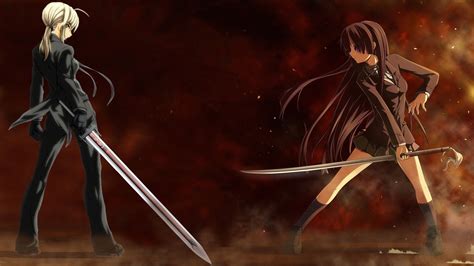 Anime Girl Fighting Wallpaper Baka Wallpaper