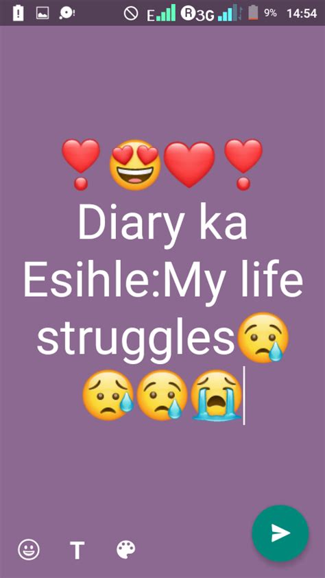 Diary Ka Esihlemy Life Struggles