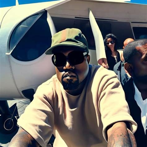 Kanye Flying A Plane Openart