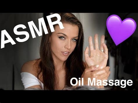 Asmr Gina Carla Oil Hand Massage High Sensitive Microphone Soft Whispering