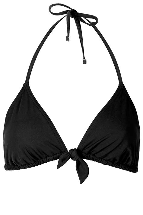 Lyst Topshop Triangle Bikini Top In Black
