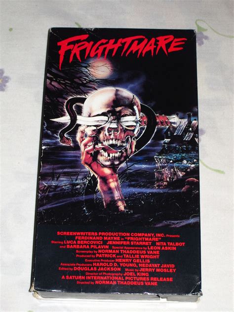 Frightmare 1983 Vhs Box Front By Orchidclub Via