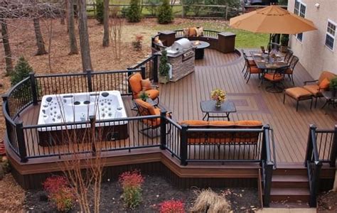 34 Rustic Deck Designs Home Designs Design Trends
