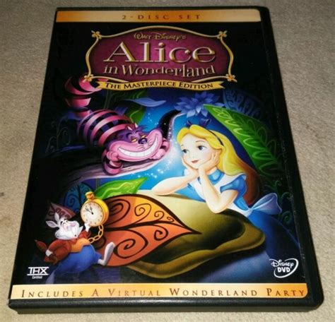 Alice In Wonderland Dvd 2 Disc Set The Masterpiece Edition Disney Ebay