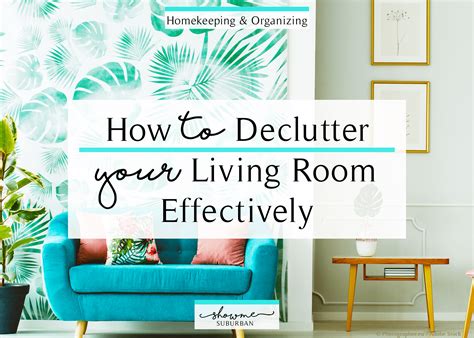 Cleaning Tips - Decluttering Your Living Room - Simply Spotless Cleaning