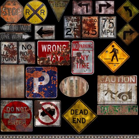 Street Signs Retexture - Fallout 4 / FO4 mods