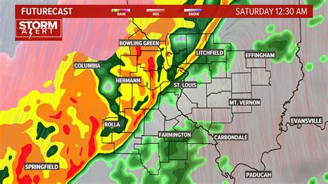 St Louis Weather Forecast Timeline For Rain Snow This Weekend Ksdk Com
