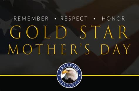 Honoring Our Countrys Gold Star Mothers And Families