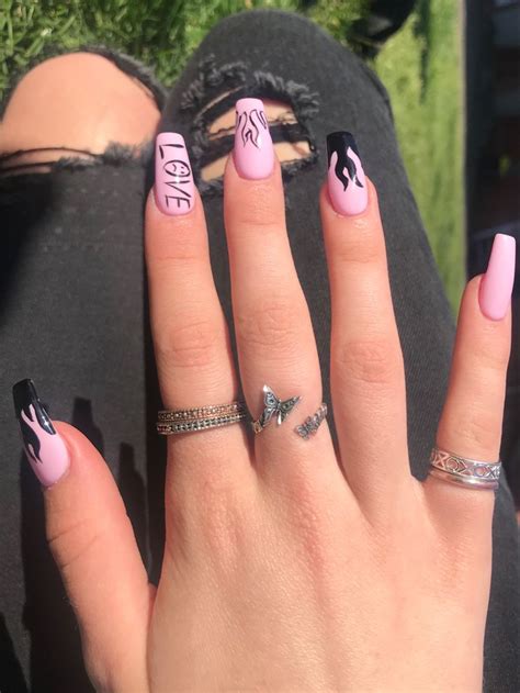 Lil Peep Nails Plus Rings Butterfly Ring Silver Rings Stacked Rings