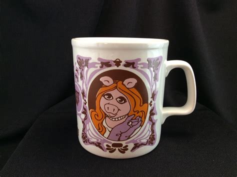 Miss Piggy Mug Muppet Show Mug Coffee Cup Kiln Craft Made In Etsy