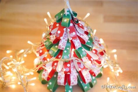 Festive Paper Strip Mini Christmas Tree Decoration With Video