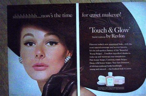 1969 Revlon Touch And Glow Liquid Make Up Revlon Ads Beauty Ad