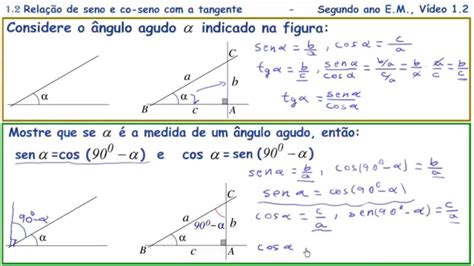 Seno Cosseno Tangente Exercicios Resolvidos