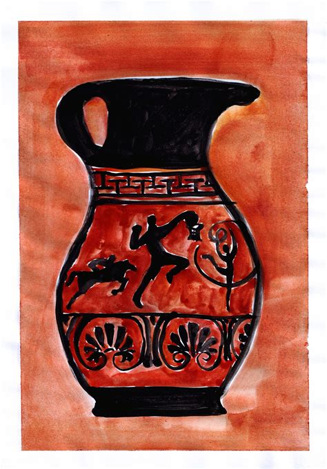 Roll And Draw Ancient Greek Vases With Video Ancient Greek