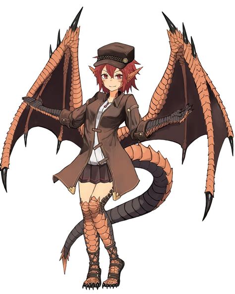 Anime Girl Riding Dragon