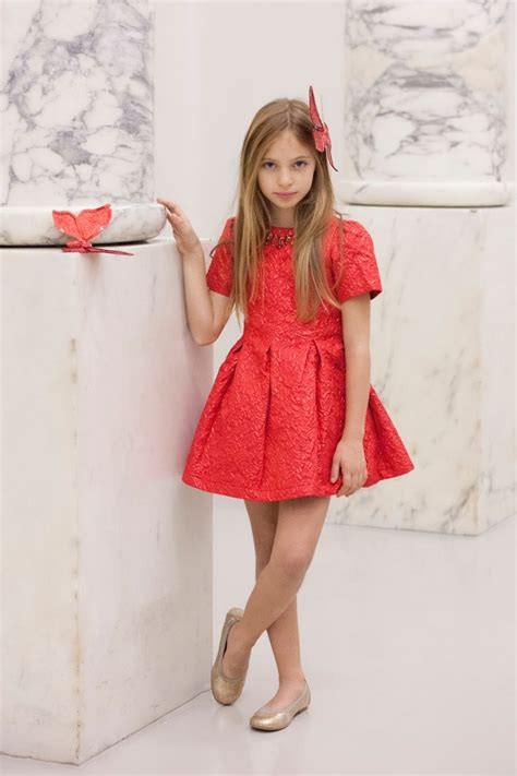 The Colours Of Christmas Red Fannice Kids Fashion Cute Girl Dresses