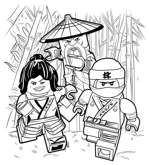 18+ Ninjago Coloring Ninjago Tegninger For You