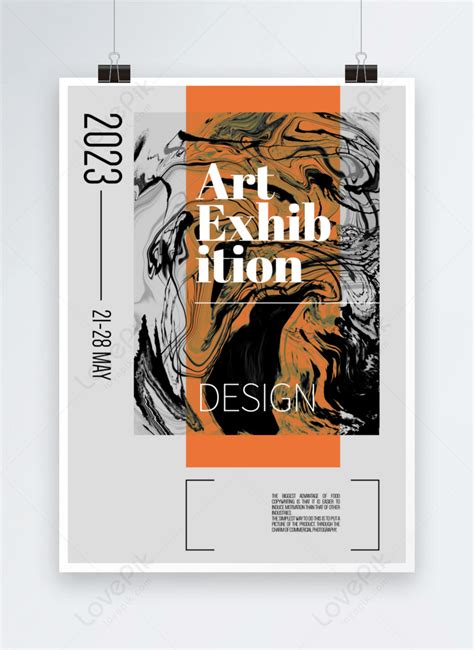 Color Abstract Art Exhibition Poster Template Imagepicture Free