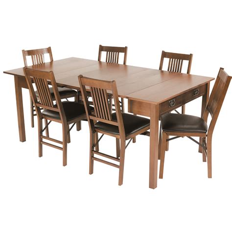 Stakmore Mission Style Expanding Dining Table Reviews Wayfair